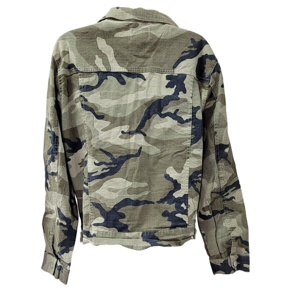 Zoey Beth Camouflage Jacket Cotton Blend Button-Up Casual Womens Size 16 New - Picture 2 of 7